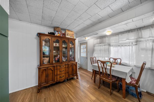 Dining room, Interior, Wood Texture Flooring