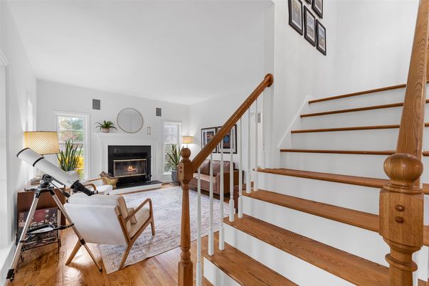 Fireplace, Interior, Living room, Wood Texture Flooring