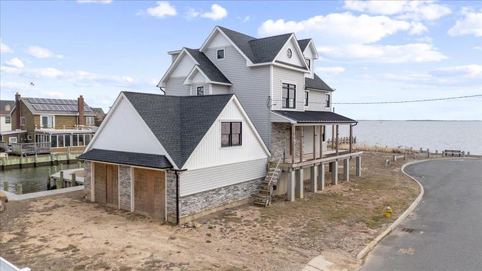 Exterior, Lake, Solar Panels