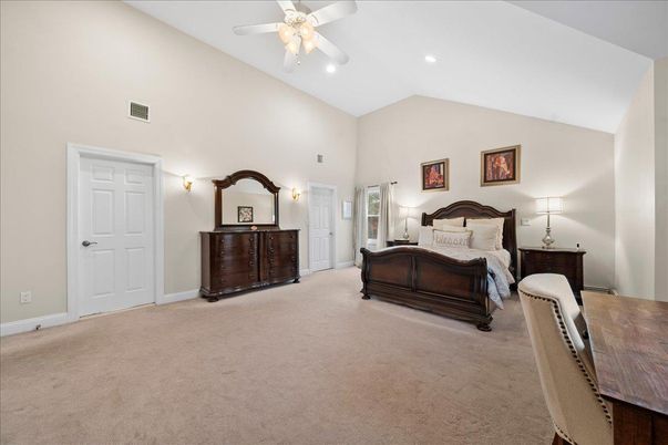Bedroom, Interior, Recessed Lighting