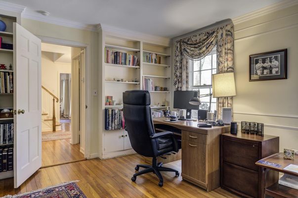 Home Office, Interior, Wood Texture Flooring