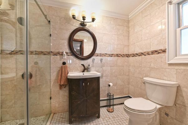 Bathroom, Glass Shower, Interior