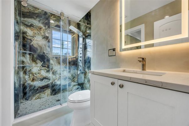 Bathroom, Glass Shower, Interior