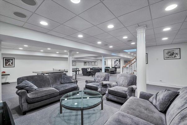 Interior, Living room, Recessed Lighting