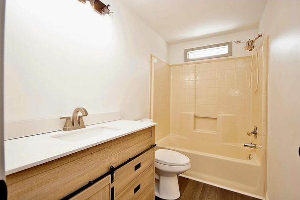 Bathroom, Interior, Wood Texture Flooring
