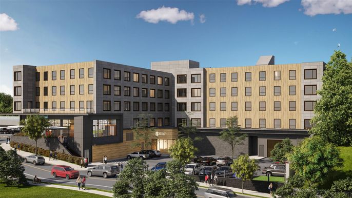 Exterior, Facade, Highrise