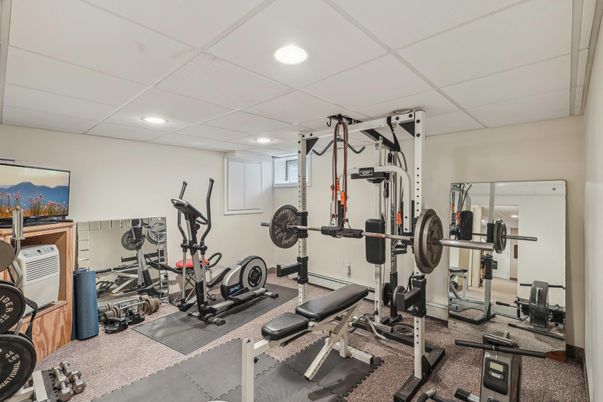 Fitness Equipment, Interior, Recessed Lighting