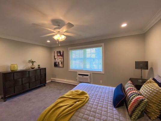 Bedroom, Interior, Recessed Lighting