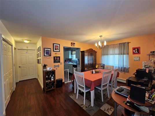 Chandelier, Dining room, Interior, Kitchen, Wood Texture Flooring