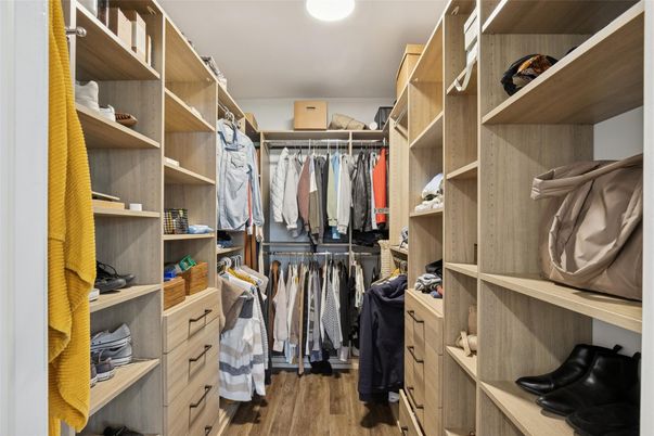 Interior, Recessed Lighting, Walk-in Closets, Wood Texture Flooring
