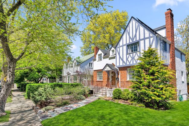 Exterior, Facade, Brick Facade, Tudor Revival