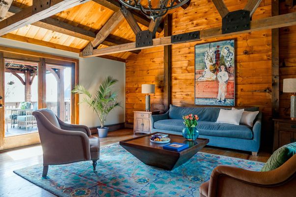Interior, Living room, Wooden Beams, Wooden Ceilings, Wood Texture Flooring, Wooden Walls