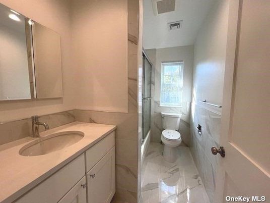 Bathroom, Glass Shower, Interior, Marble