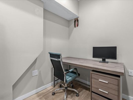 Home Office, Interior, Wood Texture Flooring