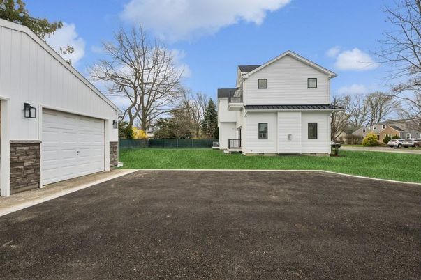 Attached, Backyard, Exterior, Facade, Farmhouse