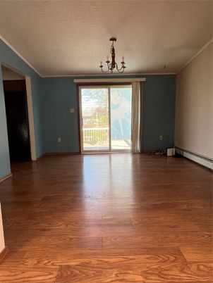 Chandelier, Empty room, Interior, Wood Texture Flooring