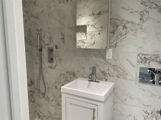 Bathroom, Interior, Marble Walls