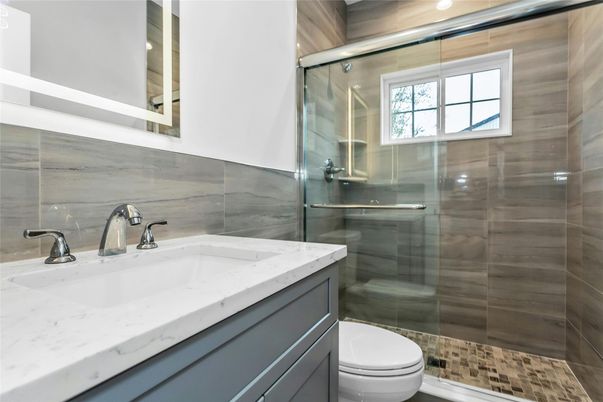 Bathroom, Glass Shower, Interior