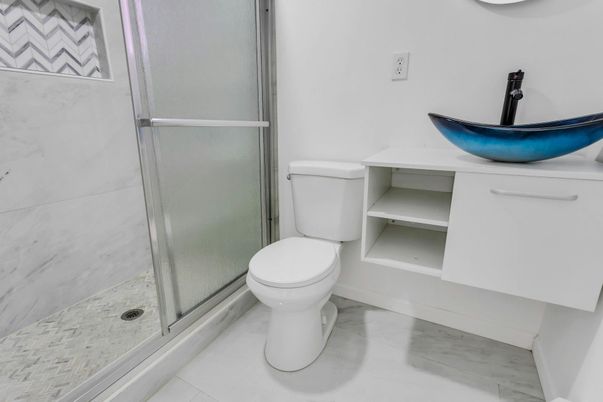 Bathroom, Glass Shower, Interior