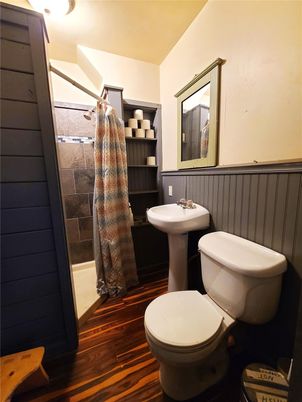 Bathroom, Interior, Wood Texture Flooring