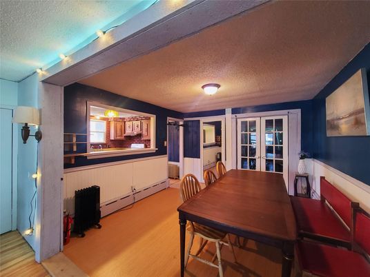 Dining room, Interior, Wood Texture Flooring