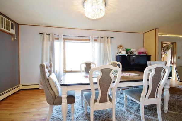 Dining room, Interior, Wood Texture Flooring