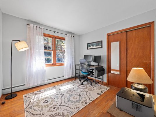 Home Office, Interior, Wood Texture Flooring