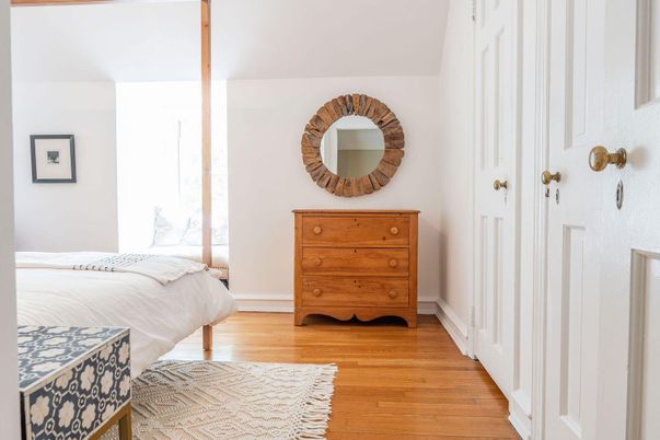 Bedroom, Interior, Wood Texture Flooring