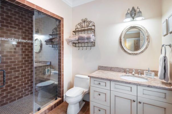 Bathroom, Glass Shower, Interior