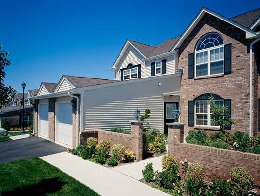 Attached, Exterior, Facade, Brick Facade, Brick Traditional