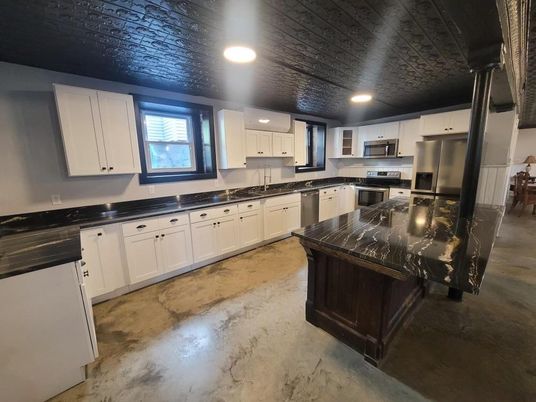 Interior, Kitchen, Recessed Lighting, Stainless Steel Appliances
