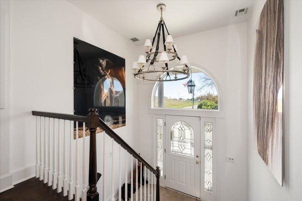 Chandelier, Interior