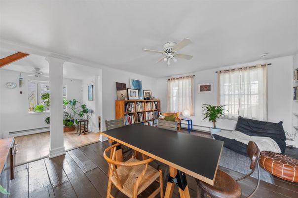 Dining room, Interior, Wood Texture Flooring