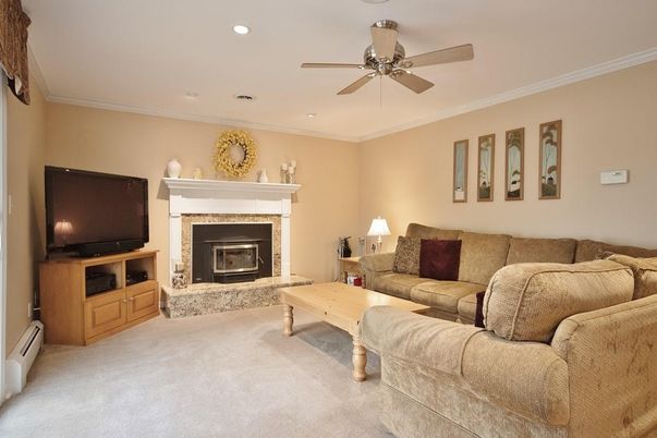 Fireplace, Interior, Living room, Recessed Lighting