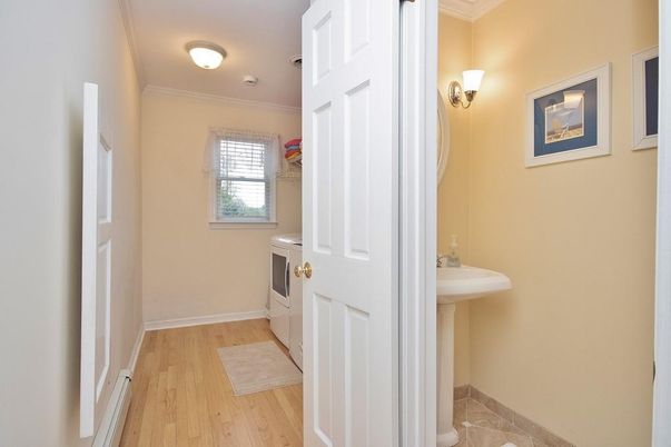 Bathroom, Interior, Wood Texture Flooring