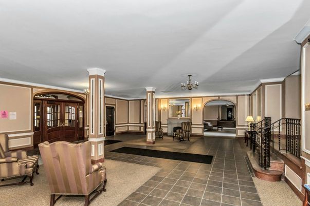 Chandelier, Fireplace, Interior