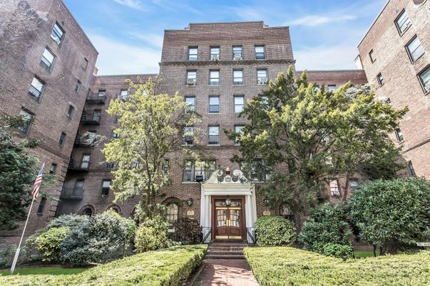 Exterior, Facade, Brick Facade, Condo Building
