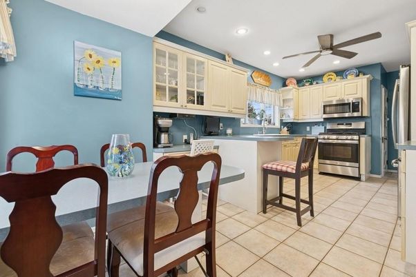 Interior, Kitchen, Recessed Lighting, Stainless Steel Appliances