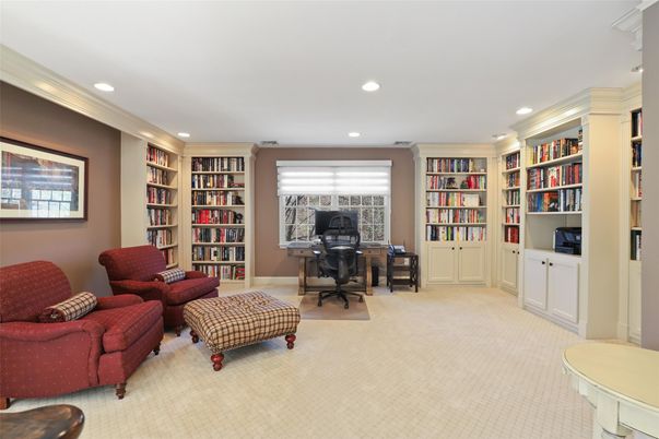 Home Office, Interior, Recessed Lighting