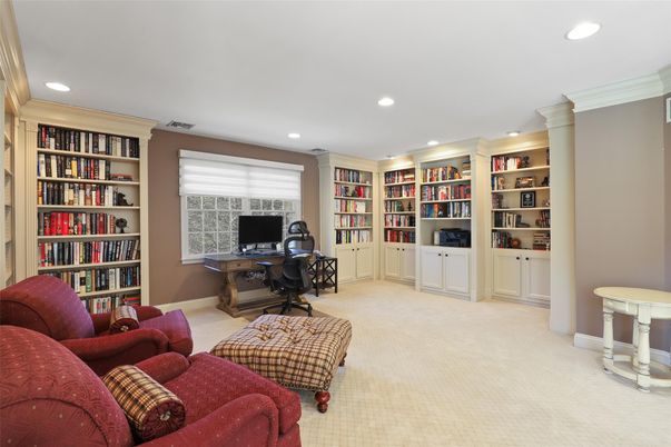 Home Office, Interior, Recessed Lighting
