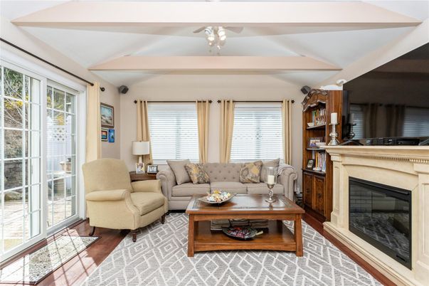 Fireplace, Interior, Living room, Wood Texture Flooring