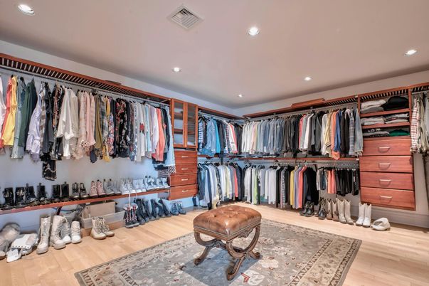 Interior, Recessed Lighting, Walk-in Closets, Wood Texture Flooring