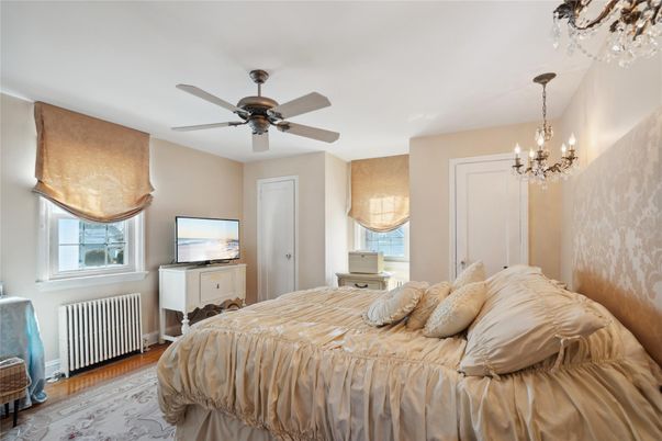 Bedroom, Chandelier, Interior, Wood Texture Flooring