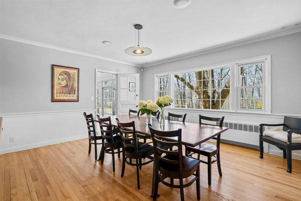 Dining room, Interior, Wood Texture Flooring