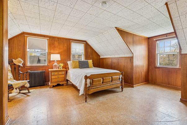 Bedroom, Interior, Wooden Walls