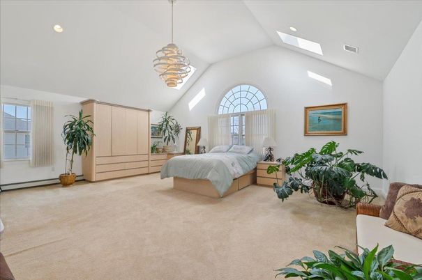 Bedroom, Interior, Pendant Lights, Recessed Lighting