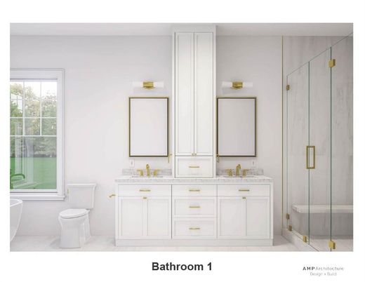 Bathroom, Glass Shower, Interior
