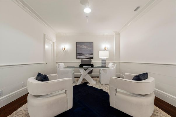 Home Office, Interior, Wood Texture Flooring
