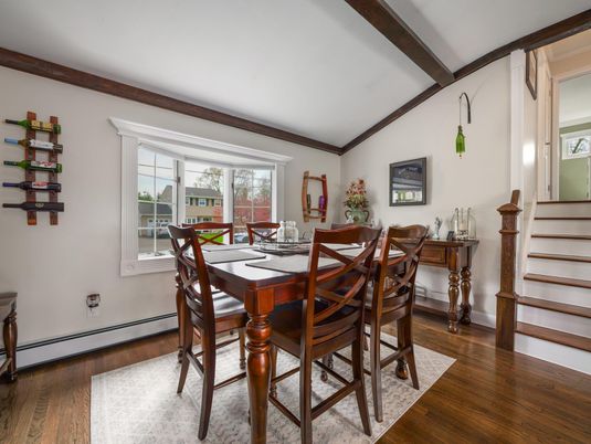 Dining room, Interior, Wood Texture Flooring