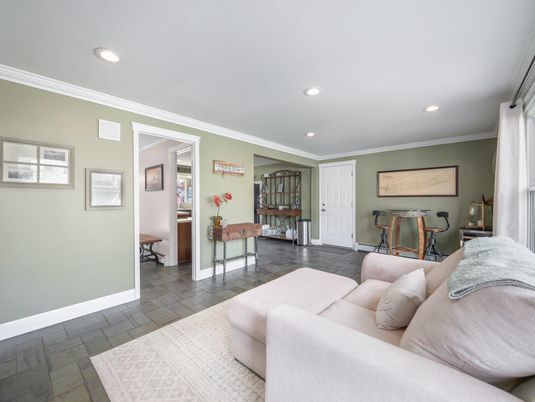 Interior, Living room, Recessed Lighting